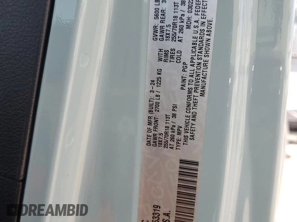 2024 Jeep Wrangler Sahara z VIN 1C4PJXEG2RW263319, wystawiony jako Copart lot #55074775 z przebiegiem 10 867 mil mil oraz Szkoda całkowita • Salvage title. Historia ofert i sprzedaży dostępna na DreamBid. Obrazek 14.
