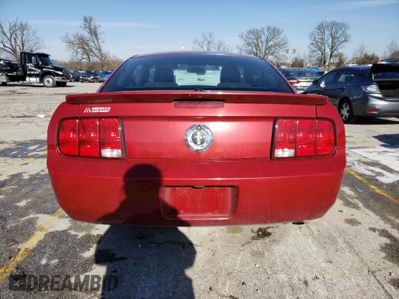 2009 Ford Mustang with VIN 1ZVHT80NX95136895, listed as a Copart auction lot 37540284 with 170,109 mi miles and Salvage Title. Bid and sale history available at carsss.com. Image 6.