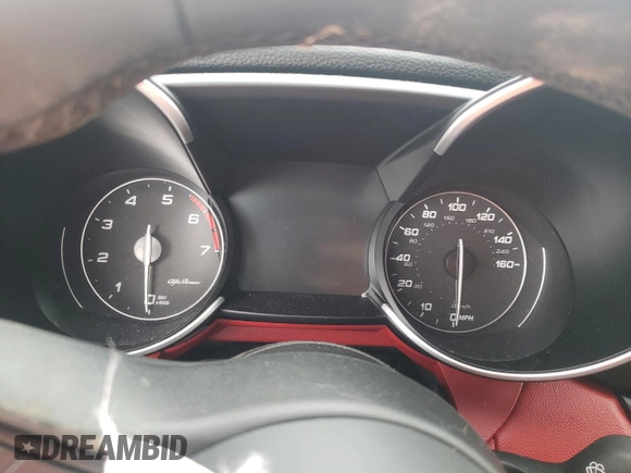 2019 Alfa Romeo Giulia Ti Sport with VIN ZARFANBN9K7622450, listed as a Copart auction lot 50780443 with 0 mi miles. Bid and sale history available at carsss.com. Image 9.