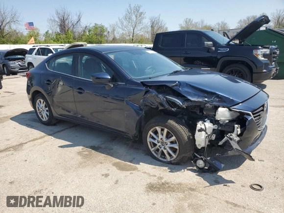2016 Mazda 3 i Touring with VIN JM1BM1W72G1345350, listed as a Copart auction lot 53570255 with 167,527 mi miles and Salvage Title. Bid and sale history available at DreamBid. Image 4.