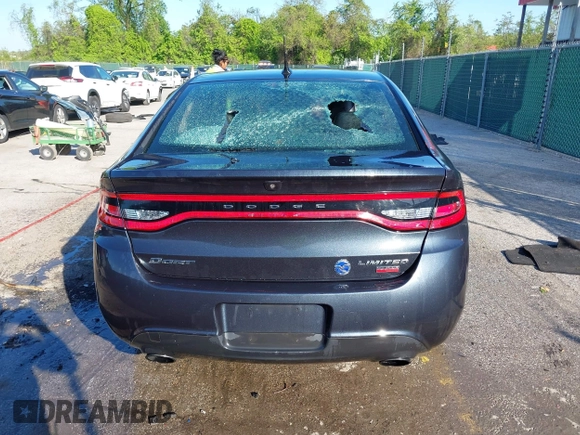 2013 Dodge Dart Limited with VIN 1C3CDFCH0DD703543, listed as a IAAI auction lot 42142004 with 156,324 mi miles and . Bid and sale history available at DreamBid. Image 16.