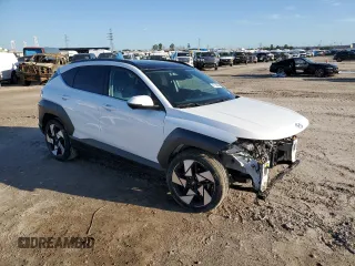 2024 Hyundai Kona Limited with VIN KM8HE3A30RU041860, listed as a Copart auction lot 47130005 with 17,165 mi miles and Salvage Title. Bid and sale history available at carsss.com. Image 4.