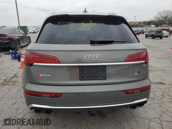 2023 Audi SQ5 Premium Plus with VIN WA1B4AFY4P2057617, listed as a Copart auction lot 49883695 with 34,522 mi miles and Salvage Title. Bid and sale history available at carsss.com. Image 6.
