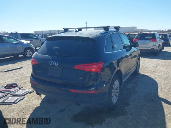 2013 Audi Q5 Premium with VIN WA1CFAFP6DA096250, listed as a IAAI auction lot 41713498 with 131,090 mi miles. Bid and sale history available at carsss.com. Image 4.