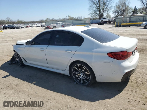 2017 BMW 5 Series 540i with VIN WBAJE5C38HG914859, listed as a Copart auction lot 50628155 with Not provided miles and Salvage title. Bid and sale history available at DreamBid. Image 2.