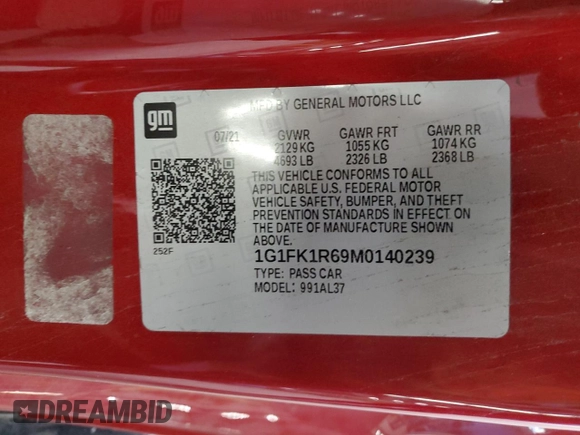 2021 Chevrolet Camaro ZL1 with VIN 1G1FK1R69M0140239, listed as a Copart auction lot 78714864 with 28,416 mi miles and Salvage Title. Bid and sale history available at carsss.com. Image 12.
