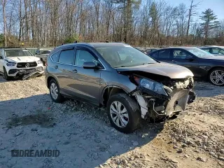 2013 Honda CR-V EX-L with VIN 5J6RM4H7XDL084279, listed as a Copart auction lot 80391584 with Not Provided miles and Salvage Title. Bid and sale history available at DreamBid. Image 12.