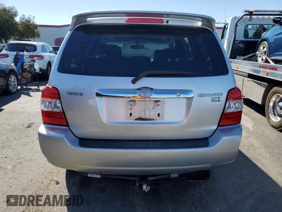 2007 Toyota Highlander Hybrid w/3rd Row with VIN JTEDW21A470021877, listed as a Copart auction lot 70078704 with 214,869 mi miles and Clean Title. Bid and sale history available at carsss.com. Image 6.