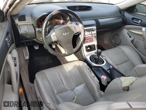 2007 Infiniti G35 Coupe with VIN JNKCV54E37M908770, listed as a Copart auction lot 80825224 with 17,366 mi miles and Salvage Title. Bid and sale history available at carsss.com. Image 8.