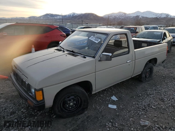 1986 Nissan Hardbody E z VIN JN6ND11S1GW037479, wystawiony jako Copart lot #81775934 z przebiegiem 389 841 mil mil oraz Szkoda całkowita • Salvage title. Historia ofert i sprzedaży dostępna na DreamBid. Obrazek 1.