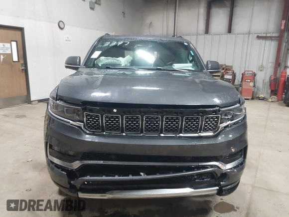 2022 Jeep Grand Wagoneer Series I with VIN 1C4SJVEJ2NS113397, listed as a IAAI auction lot 41943632 with 21,255 mi miles and . Bid and sale history available at DreamBid. Image 12.