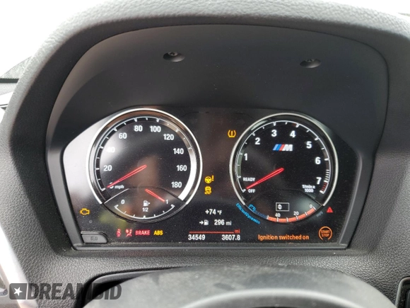 2018 BMW M2 with VIN WBS1J5C51JVD36181, listed as a Copart auction lot 70202013 with 34,549 mi miles. Bid and sale history available at carsss.com. Image 9.