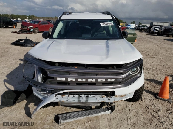 2024 Ford Bronco Sport Big Bend with VIN 3FMCR9B6XRRF30638, listed as a Copart auction lot 84807894 with 4,533 mi miles and Salvage Title. Bid and sale history available at carsss.com. Image 5.