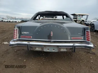 1977 Lincoln Continental with VIN 7Y89A809603, listed as a Copart auction lot 85104154 with Not Provided miles and Salvage Title. Bid and sale history available at DreamBid. Image 6.