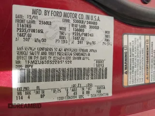 2002 Ford Explorer XLT with VIN 1FMZU63E52ZB51528, listed as a IAAI auction lot 42130332 with 182,361 mi miles and . Bid and sale history available at DreamBid. Image 9.