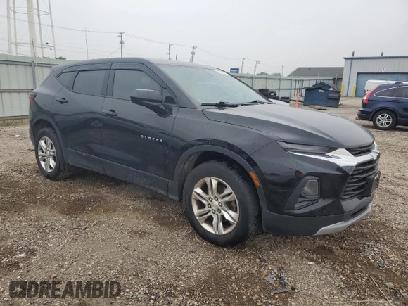2019 Chevrolet Blazer with VIN 3GNKBBRAXKS659006, listed as a Copart auction lot 60274825 with 152,427 mi miles and Salvage title. Bid and sale history available at DreamBid. Image 4.