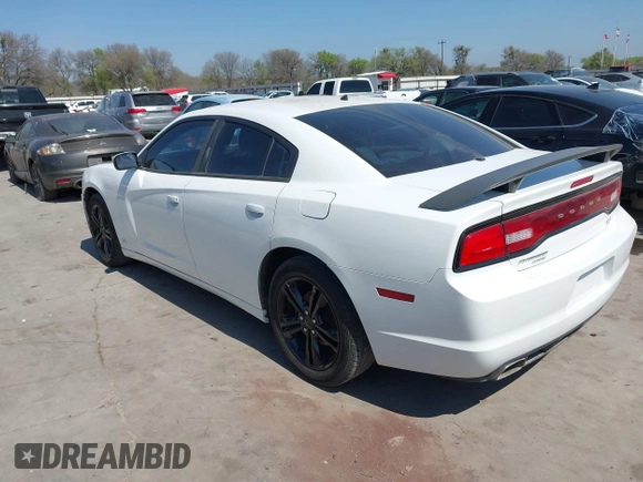 2011 Dodge Charger RT Plus with VIN 2B3CM5CT9BH591577, listed as a IAAI auction lot 41804275 with 126,750 mi miles. Bid and sale history available at carsss.com. Image 3.