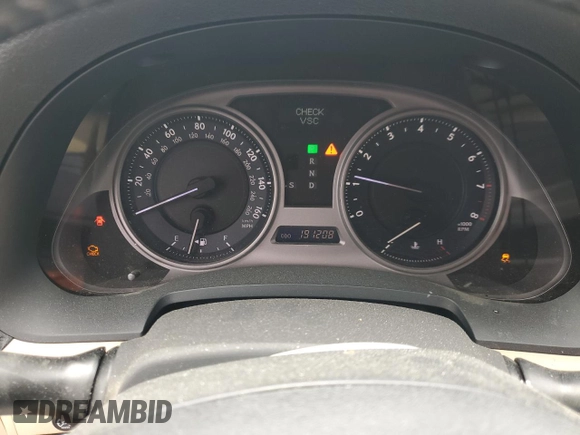 2006 Lexus IS 350 with VIN JTHBE262665006846, listed as a Copart auction lot 58867885 with 191,208 mi miles and Salvage title. Bid and sale history available at DreamBid. Image 9.