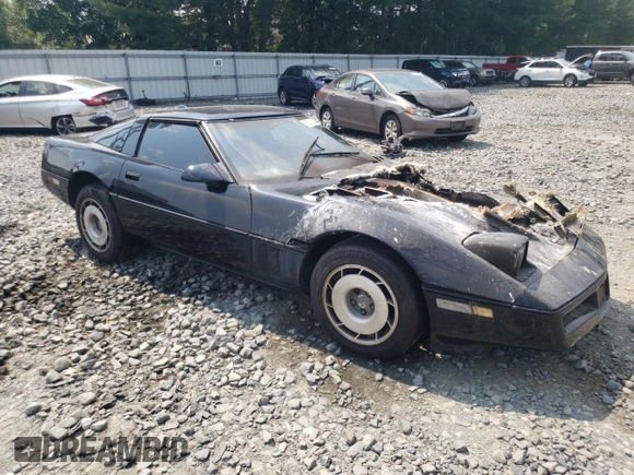 1987 Chevrolet Corvette with VIN 1G1YY2182H5108056, listed as a Copart auction lot 66313144 with 94,107 mi miles and Salvage Title. Bid and sale history available at carsss.com. Image 4.