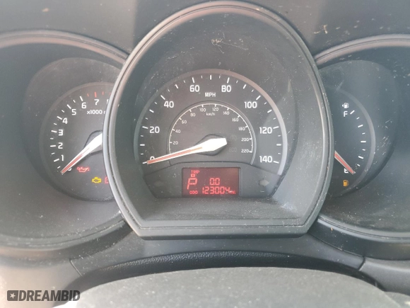 2013 Kia Rio SX with VIN KNADN5A35D6304532, listed as a Copart auction lot 51487255 with 123,004 mi miles and Salvage Title. Bid and sale history available at carsss.com. Image 9.