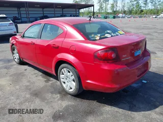 2013 Dodge Avenger SE with VIN 1C3CDZABXDN529054, listed as a IAAI auction lot 41881632 with 179,519 mi miles and . Bid and sale history available at DreamBid. Image 3.