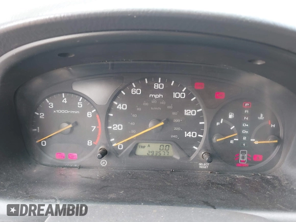 2000 Honda Accord EX z VIN 1HGCG1654YA065958, wystawiony jako IAAI lot #41734784 z przebiegiem 293 577 mil mil oraz . Historia ofert i sprzedaży dostępna na DreamBid. Obrazek 7.