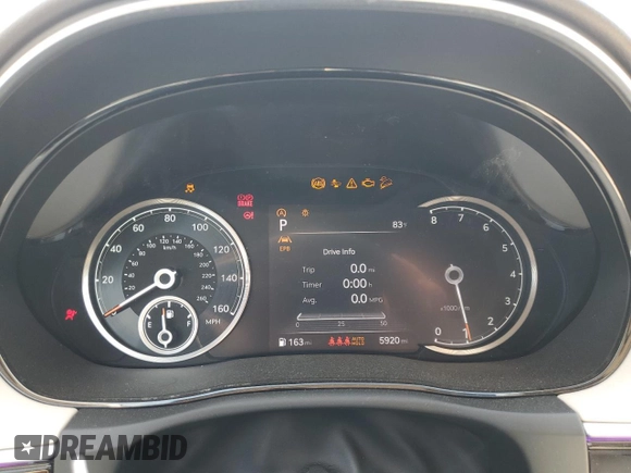 2025 Genesis GV70 2.5T with VIN 5NMMADTB5SH021934, listed as a Copart auction lot 63652595 with 5,920 mi miles and Salvage title. Bid and sale history available at DreamBid. Image 9.