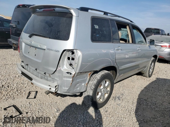 2003 Toyota Highlander z VIN JTEHF21A330101084, wystawiony jako Copart lot #72125604 z przebiegiem 232 467 mil mil oraz Szkoda całkowita • Salvage title. Historia ofert i sprzedaży dostępna na DreamBid. Obrazek 3.