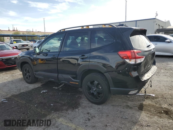 2023 Subaru Forester Wilderness with VIN JF2SKAMC2PH450243, listed as a Copart auction lot 58396525 with 24,880 mi miles and Salvage title. Bid and sale history available at DreamBid. Image 2.
