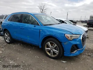 2019 Audi Q3 S line Premium Plus with VIN WA1EECF39K1088046, listed as a Copart auction lot 49435875 with 50,883 mi miles and Salvage Title. Bid and sale history available at carsss.com. Image 4.