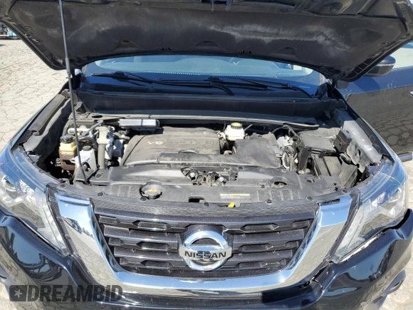2019 Nissan Pathfinder SV with VIN 5N1DR2MN0KC603021, listed as a Copart auction lot 55785595 with 60,674 mi miles and Salvage title. Bid and sale history available at DreamBid. Image 12.