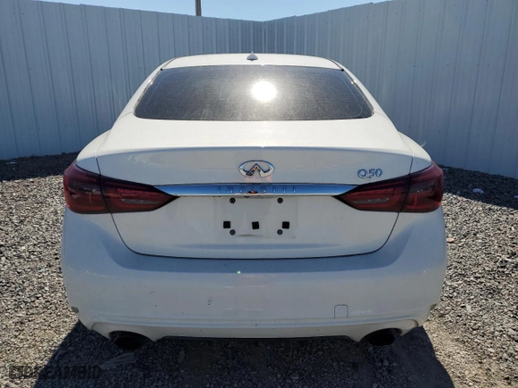 2018 Infiniti Q50 3.0t LUXE with VIN JN1EV7AP7JM355899, listed as a Copart auction lot 47449325 with 74,775 mi miles and Clean Title. Bid and sale history available at carsss.com. Image 6.