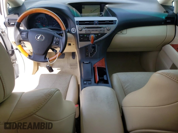 2010 Lexus RX 350 with VIN 2T2ZK1BA1AC033587, listed as a Copart auction lot 50645615 with 138,860 mi miles and Salvage Title. Bid and sale history available at DreamBid. Image 8.