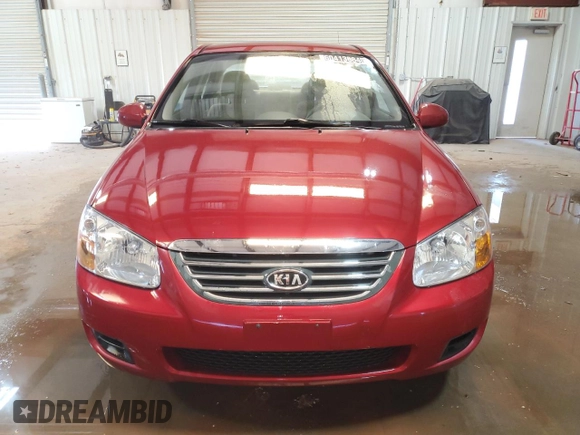 2008 Kia Spectra EX with VIN KNAFE122685509781, listed as a Copart auction lot 60413084 with 73,808 mi miles and Clean Title. Bid and sale history available at carsss.com. Image 5.