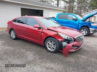 2016 Hyundai Sonata SE with VIN 5NPE24AF5GH273149, listed as a IAAI auction lot 41921543 with 168,762 mi miles and . Bid and sale history available at carsss.com. Image 1.
