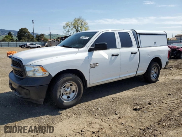 2021 Ram 1500 Tradesman z VIN 1C6RR6FG9MS512815, wystawiony jako Copart lot #47781765 z przebiegiem 157 121 mil mil oraz Czysty tytuł • Clean title. Historia ofert i sprzedaży dostępna na DreamBid. Obrazek 1.