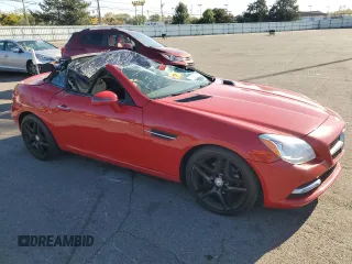 2014 Mercedes-Benz SLK-Class SLK 250 with VIN WDDPK4HA9EF082432, listed as a Copart auction lot 76993864 with 109,831 mi miles and Salvage Title. Bid and sale history available at carsss.com. Image 4.