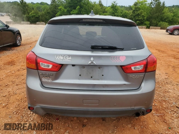 2017 Mitsubishi Outlander ES with VIN JA4AR3AU9HZ037529, listed as a Copart auction lot 56140015 with 127,010 mi miles and Salvage title. Bid and sale history available at DreamBid. Image 6.