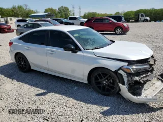 2022 Honda Civic Sedan Sport with VIN 2HGFE2F54NH548338, listed as a Copart auction lot 52610125 with 44,285 mi miles and Salvage Title. Bid and sale history available at carsss.com. Image 4.