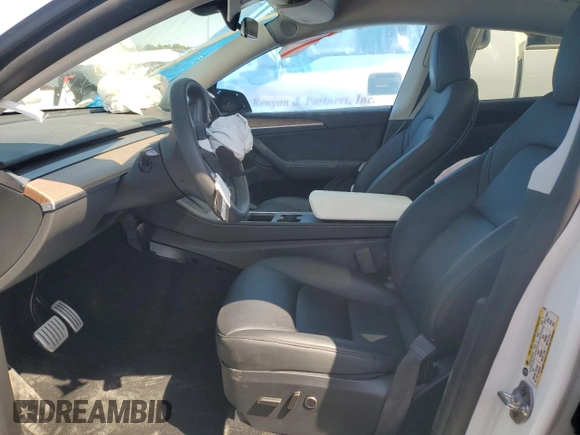 2024 Tesla Model Y Performance with VIN 7SAYGDEF4RF064210, listed as a Copart auction lot 52498805 with 14,318 mi miles and Non Repairable. Bid and sale history available at DreamBid. Image 7.