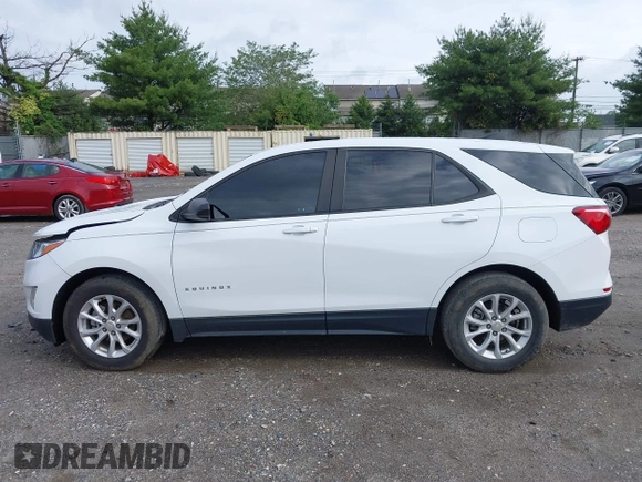 2021 Chevrolet Equinox LS with VIN 3GNAXHEV5MS100457, listed as a IAAI auction lot 42334872 with 64,241 mi miles and . Bid and sale history available at DreamBid. Image 14.