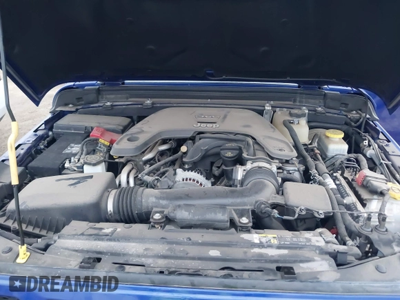 2019 Jeep Wrangler Unlimited Sport Altitude with VIN 1C4HJXDG6KW578572, listed as a IAAI auction lot 41921919 with 30,247 mi miles and . Bid and sale history available at DreamBid. Image 10.