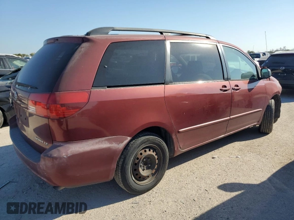 2004 Toyota Sienna CE with VIN 5TDZA23C34S132033, listed as a Copart auction lot 74268894 with 156,065 mi miles and Salvage Title. Bid and sale history available at carsss.com. Image 3.