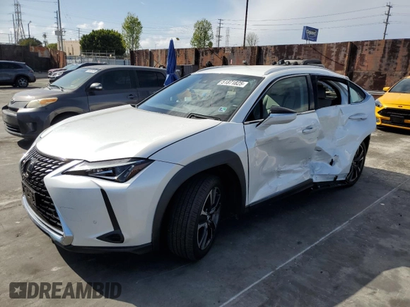 2021 Lexus UX 200 с VIN JTHX3JBHXM2038035, выставлен на аукционе Copart как лот 51871825 с пробегом 23 083 миль миль и Списание • Salvage title. История ставок и продаж доступна на DreamBid. Изображение 1.