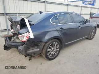 2015 Kia Cadenza Premium with VIN KNALN4D72F5186579, listed as a Copart auction lot 80025434 with 215,273 mi miles and Salvage Title. Bid and sale history available at carsss.com. Image 3.