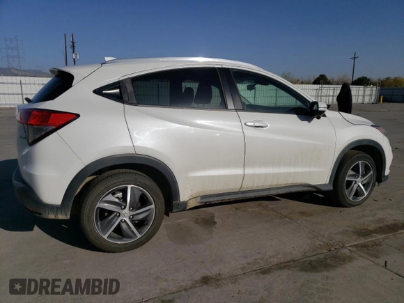 2021 Honda HR-V EX with VIN 3CZRU6H56MM709348, listed as a Copart auction lot 52201075 with 35,062 mi miles and Salvage Title. Bid and sale history available at carsss.com. Image 3.