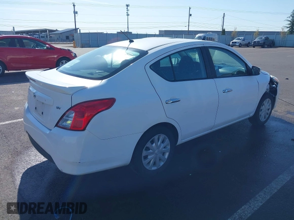 2017 Nissan Versa SV with VIN 3N1CN7AP7HL836635, listed as a IAAI auction lot 42014704 with 91,636 mi miles and . Bid and sale history available at DreamBid. Image 4.