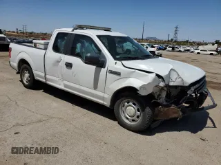 2018 Ford F-150 XL with VIN 1FTEX1CB1JKC58165, listed as a Copart auction lot 61529075 with 105,771 mi miles and Salvage title. Bid and sale history available at DreamBid. Image 4.