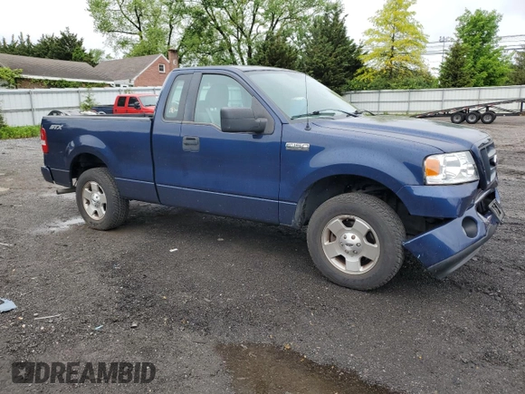2007 Ford F-150 XL with VIN 1FTRF12287NA48062, listed as a Copart auction lot 55933815 with 113,308 mi miles and Salvage title. Bid and sale history available at DreamBid. Image 4.