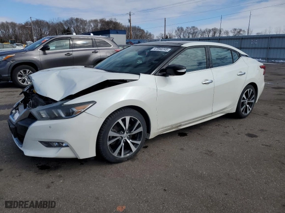 2018 Nissan Maxima S with VIN 1N4AA6AP8JC386656, listed as a Copart auction lot 47890245 with 87,075 mi miles and Non Repairable. Bid and sale history available at carsss.com. Image 1.
